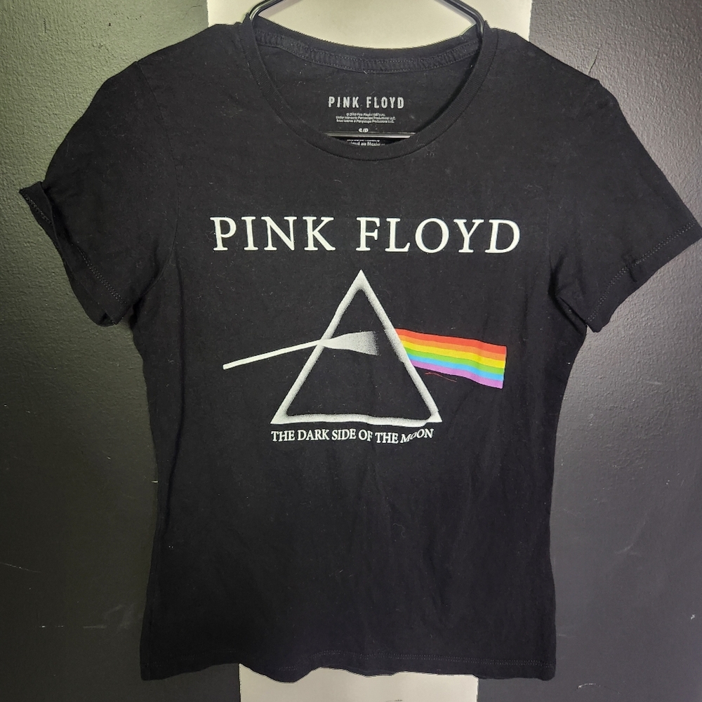 Pink Floyd Black 'Dark Side of the Moon' Graphic Tee